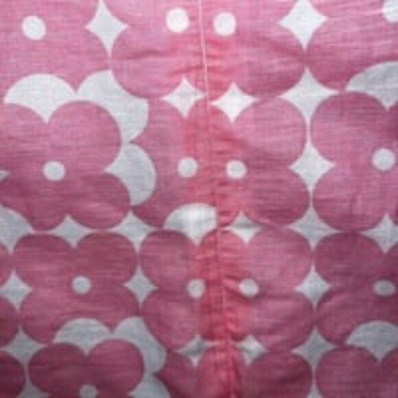 Peppermayo Linen Blend White With Pink Flowers - Picture 5 of 6